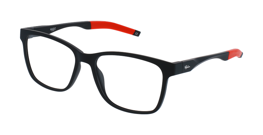 LUNETTES DE VUE homme MAGIC 189 noir/rouge - Vue de face
