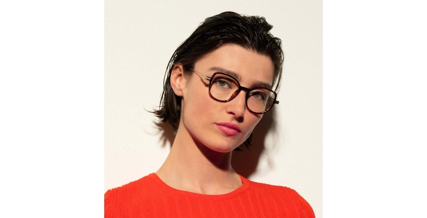 Lunettes de vue femme MAGIC249 écaille/marron - Vue de face