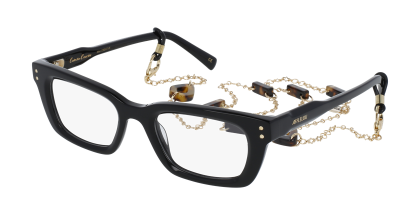 LUNETTES DE VUE femme CREATIVE noir - Vue de face