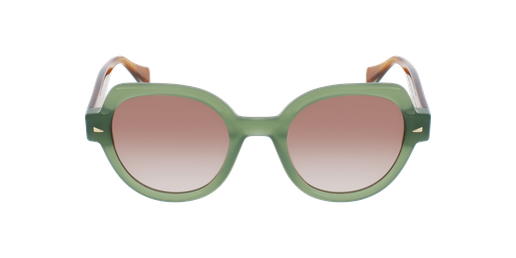 LUNETTES DE SOLEIL femme MAGGUIE 6632 vert/écailleVue de face