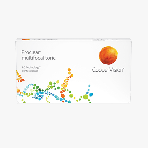Lentilles de contact Proclear® Multifocal Toric 3L - Vue de face