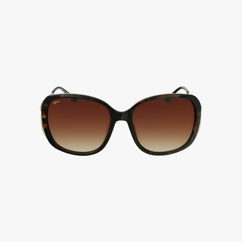 Lunettes de soleil femme ROSALES écaille/dorée - Vue de face