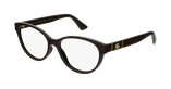 Lunettes de vue femme GG0633O marron - Vue de 3/4