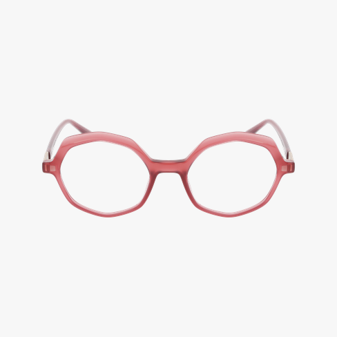 Lunettes de vue femme LAUREEN rose Vue de face