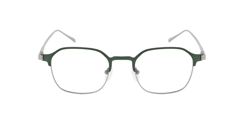 Lunettes de vue homme MAGIC316 emeraude/argenté - Vue de face