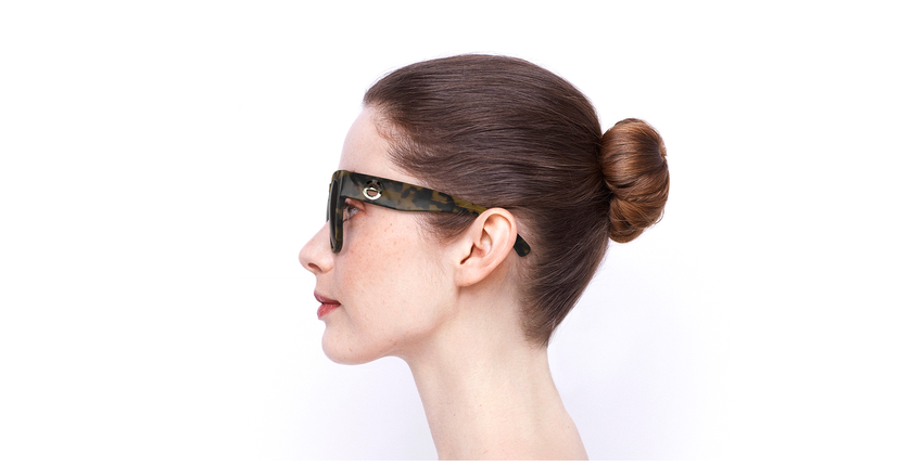 LUNETTES DE SOLEIL femme LO717S écaille - Vue de face