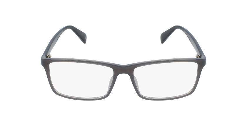 Lunettes de vue homme RZERO10 gris/noir - Vue de face