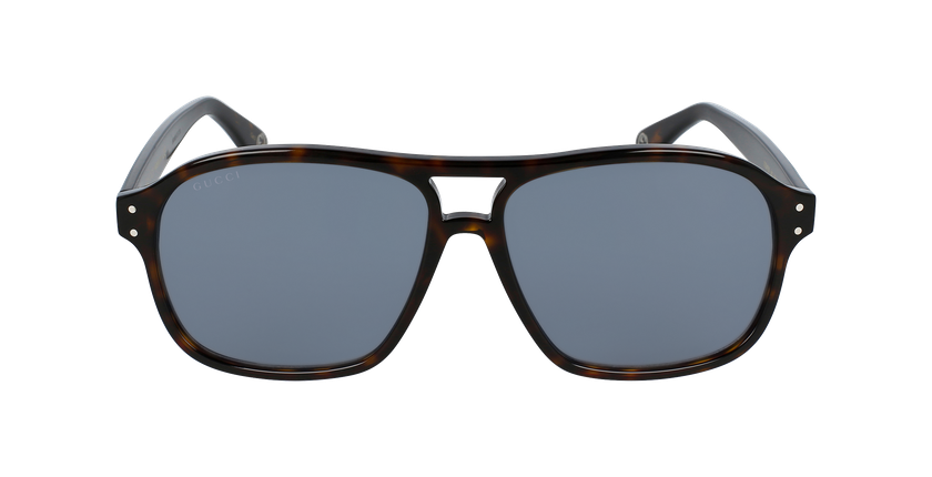 LUNETTES DE SOLEIL homme GG0475S écaille - Vue de face