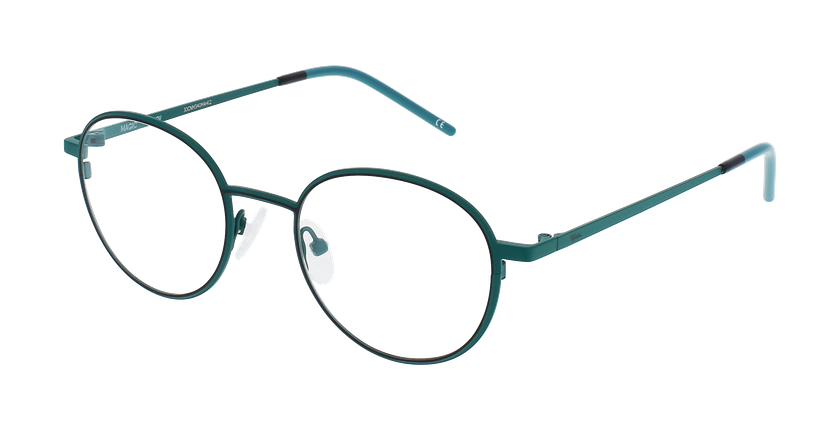 Lunettes de vue homme MAGIC 155 vert/noir - Vue de face