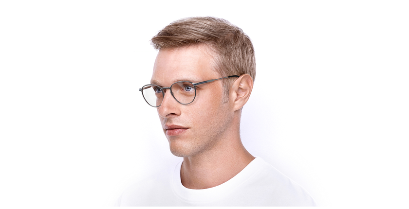 LUNETTES DE VUE homme L2284E gris - Vue de face