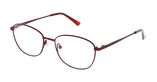 Lunettes de vue femme RZERO 33 rouge - Vue de face