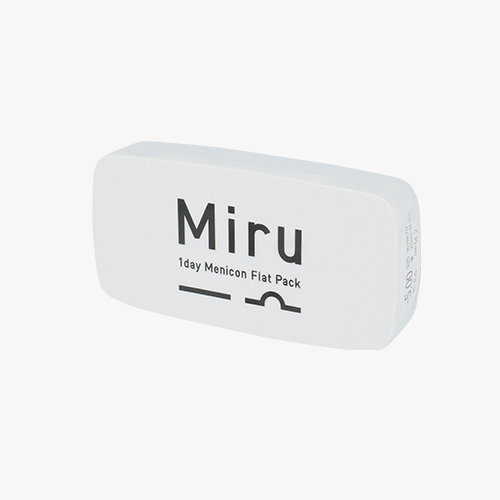 Lentilles de contact Miru 1day Menicon Flat pack - 30 - Vue de face