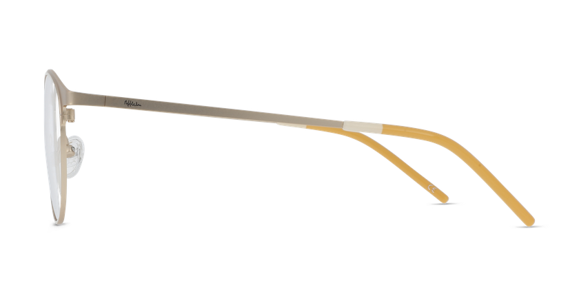 Lunettes de vue femme MAGIC 151 blanc/dorée - Vue de face