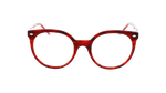 Lunettes de vue femme MAGIC 166 rouge - Vue de face