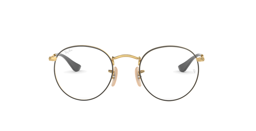 Lunettes de vue 0RX3447V dorée/noir - Vue de face
