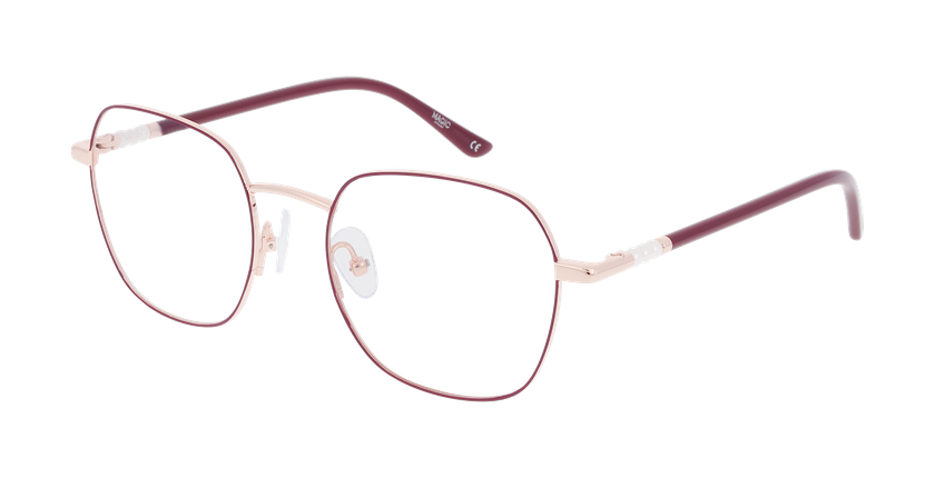 Lunettes de vue femme MAGIC 319 violet/rose - Vue de face