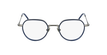 LUNETTES DE VUE DEBUSSY gris/bleu - Vue de face