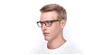 LUNETTES DE VUE homme SP5027 gris - vue de 3/4