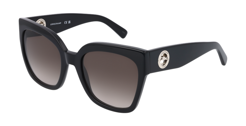 LUNETTES DE SOLEIL femme LO717S noir - Vue de face