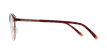 LUNETTES DE VUE femme STRAUSS écaille/rouge - Vue de côté
