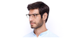 LUNETTES DE VUE homme MAGIC LEON noir/argenté - vue de 3/4
