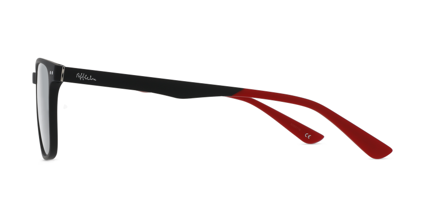 Lunettes de vue homme ARTURO noir/rouge - Vue de face