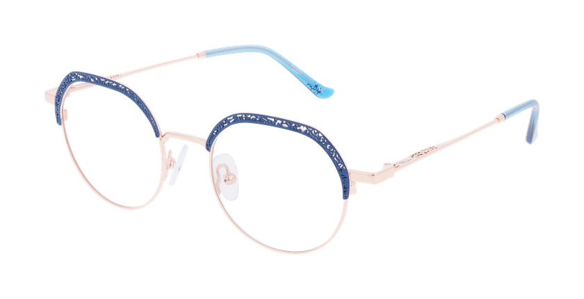 Lunettes de vue femme MAGIC292 bleu - Vue de face