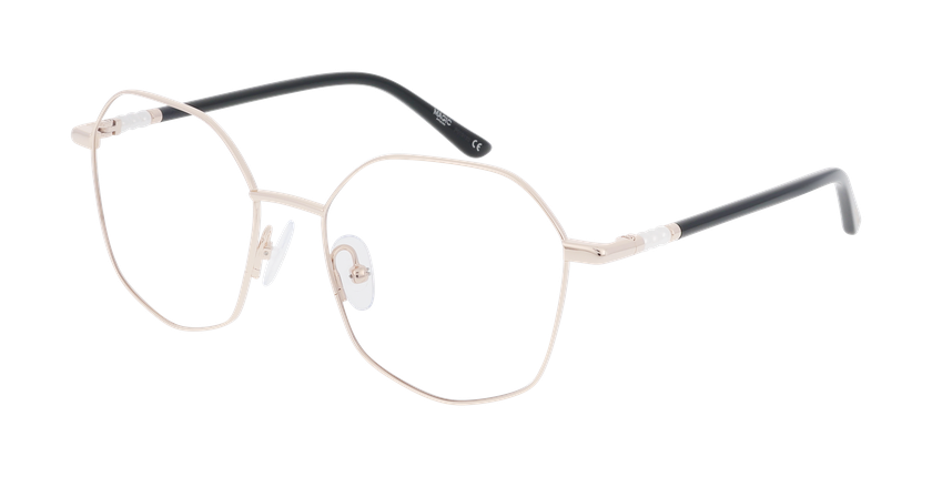 Lunettes de vue femme MAGIC 320 dorée/noir - Vue de face