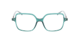 Lunettes de vue femme JOHANA vert - Vue de face