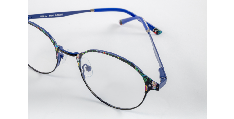 LUNETTES DE VUE enfant JUNGLE noir/violet