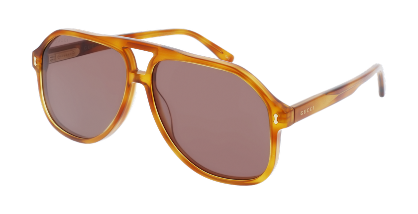 LUNETTES DE SOLEIL homme GG1042S écaille - Vue de face