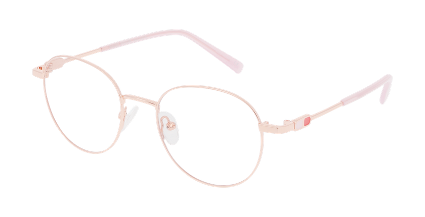 Lunettes de vue femme LUCIE dorée - Vue de face