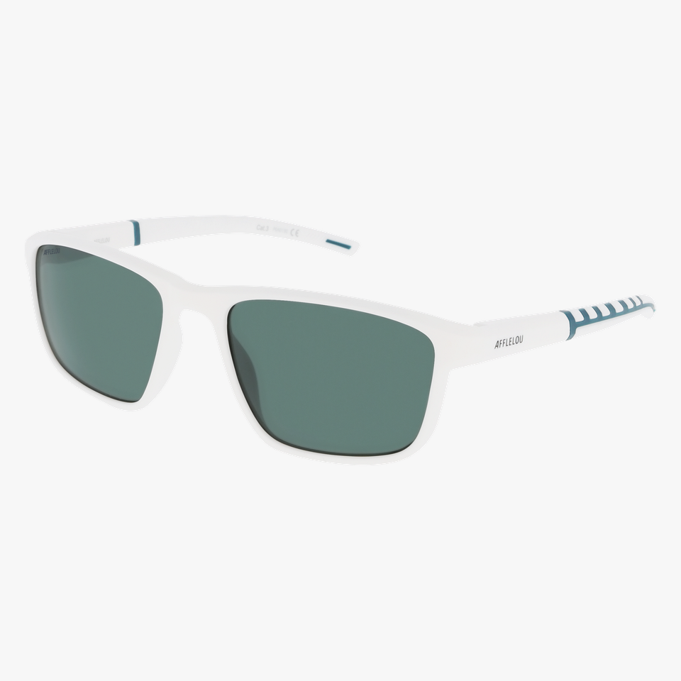 Lunettes de soleil homme COOPER POLARIZED blanc - Vue de face