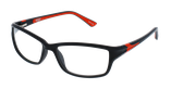 Lunettes de vue homme MAGIC 191 noir/rouge - Vue de face