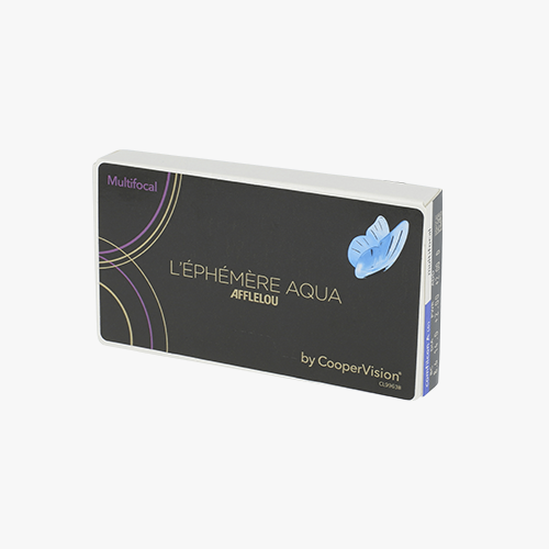 Lentilles de contact L'Éphémère Aqua Mensuelle Multifocal 6L - Vue de face