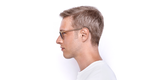 Lunettes de vue FORTY solaire Rose +2.50 rose - Vue de côté
