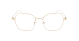 Lunettes de vue femme MAGIC 170 rose/dorée - Vue de face