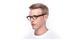 Lunettes de vue homme RZERO 30 gris/gris - Vue de face