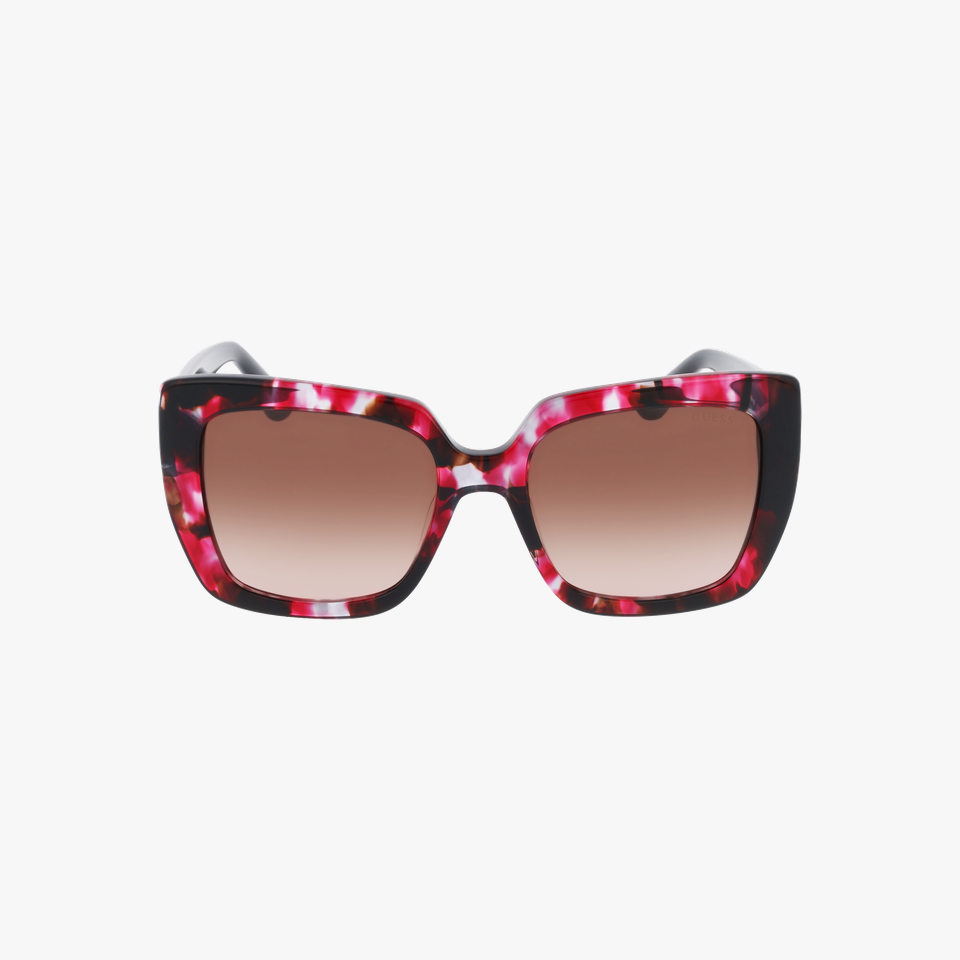 Lunettes de soleil femme GU7889 bordeaux/marron - Vue de face