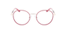 Lunettes de vue femme MAGIC253 rouge/dorée