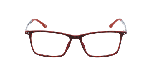 LUNETTES DE VUE homme MAGIC 126 CARBONE rouge/noirVue de face