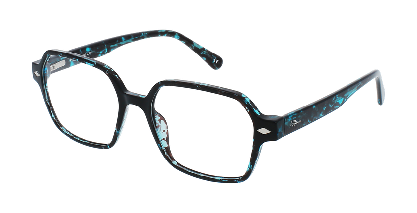 Lunettes de vue femme MAGIC LORY bleu/écaille bleu - Vue de face