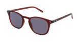 Lunettes de vue FORTY solaire Bordeaux +2.00 rouge - Vue de 3/4