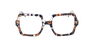 Lunettes de vue femme CARACTÈRES CHARISMATIQUE écaille bleu