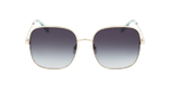LUNETTES DE SOLEIL femme LO159S doré/bleu - Vue de face