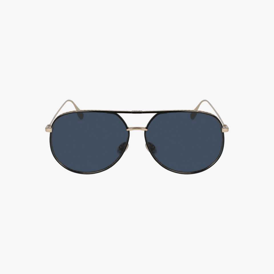 Lunettes de soleil femme DIORBYDIOR noir/dorée - Vue de face
