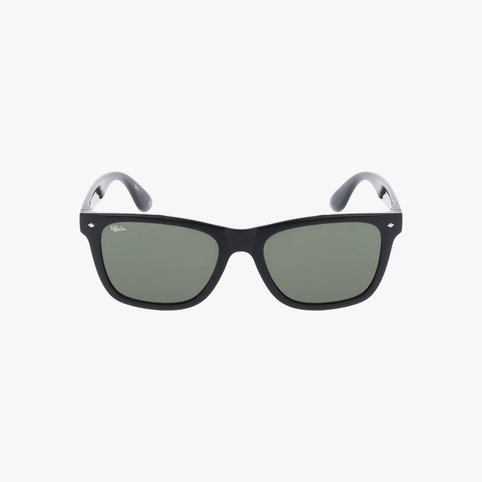 Lunettes de soleil DOMINGO noir - Vue de face