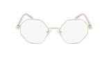 Lunettes de vue enfant MAGIC JUDITH beige/dorée - Vue de face