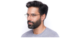 LUNETTES DE VUE homme IDEALE-22 noir/gris - vue de 3/4