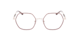Lunettes de vue femme MAGIC252 marron/dorée - Vue de face